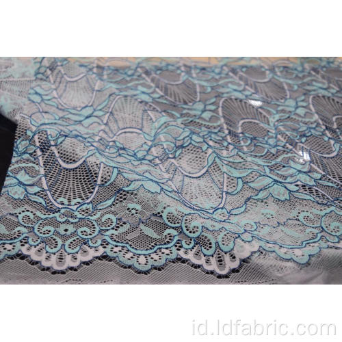 Desain Fashion Nylon Cotton Polyester Cord Lace Fabric